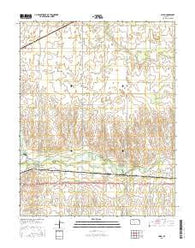 Cairo Kansas Current topographic map, 1:24000 scale, 7.5 X 7.5 Minute, Year 2015