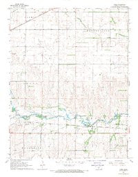 Cairo Kansas Historical topographic map, 1:24000 scale, 7.5 X 7.5 Minute, Year 1967