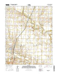 Caldwell Kansas Current topographic map, 1:24000 scale, 7.5 X 7.5 Minute, Year 2015