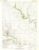 Caldwell Kansas Historical topographic map, 1:24000 scale, 7.5 X 7.5 Minute, Year 1971