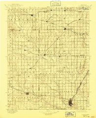 Caldwell Kansas Historical topographic map, 1:125000 scale, 30 X 30 Minute, Year 1897