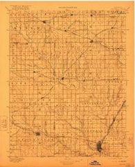 Caldwell Kansas Historical topographic map, 1:125000 scale, 30 X 30 Minute, Year 1897