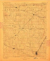 Caldwell Kansas Historical topographic map, 1:125000 scale, 30 X 30 Minute, Year 1897