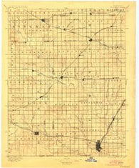 Caldwell Kansas Historical topographic map, 1:125000 scale, 30 X 30 Minute, Year 1897