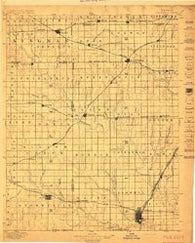 Caldwell Kansas Historical topographic map, 1:125000 scale, 30 X 30 Minute, Year 1897