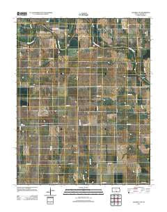 Caldwell NW Kansas Historical topographic map, 1:24000 scale, 7.5 X 7.5 Minute, Year 2012
