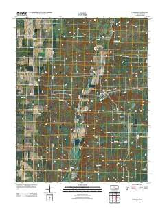 Cambridge Kansas Historical topographic map, 1:24000 scale, 7.5 X 7.5 Minute, Year 2012