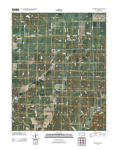 Cambridge NW Kansas Historical topographic map, 1:24000 scale, 7.5 X 7.5 Minute, Year 2012