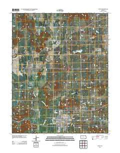 Caney Kansas Historical topographic map, 1:24000 scale, 7.5 X 7.5 Minute, Year 2012