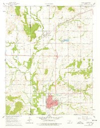 Caney Kansas Historical topographic map, 1:24000 scale, 7.5 X 7.5 Minute, Year 1961