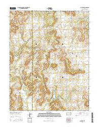 Caney NW Kansas Current topographic map, 1:24000 scale, 7.5 X 7.5 Minute, Year 2016