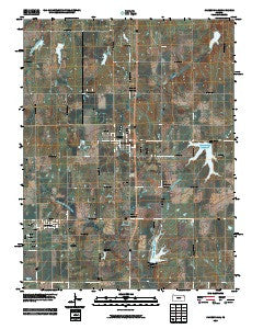 Carbondale Kansas Historical topographic map, 1:24000 scale, 7.5 X 7.5 Minute, Year 2009
