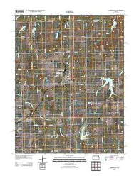 Carbondale Kansas Historical topographic map, 1:24000 scale, 7.5 X 7.5 Minute, Year 2012