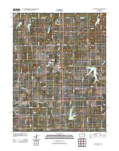 Carbondale Kansas Historical topographic map, 1:24000 scale, 7.5 X 7.5 Minute, Year 2012