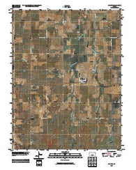 Carlton Kansas Historical topographic map, 1:24000 scale, 7.5 X 7.5 Minute, Year 2009