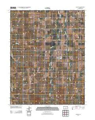 Carlton Kansas Historical topographic map, 1:24000 scale, 7.5 X 7.5 Minute, Year 2012