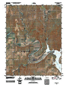 Carneiro Kansas Historical topographic map, 1:24000 scale, 7.5 X 7.5 Minute, Year 2010