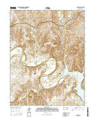 Carneiro Kansas Current topographic map, 1:24000 scale, 7.5 X 7.5 Minute, Year 2015
