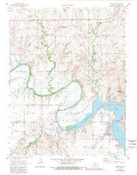 Carneiro Kansas Historical topographic map, 1:24000 scale, 7.5 X 7.5 Minute, Year 1957