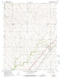 Cassoday Kansas Historical topographic map, 1:24000 scale, 7.5 X 7.5 Minute, Year 1967