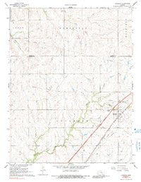Cassoday Kansas Historical topographic map, 1:24000 scale, 7.5 X 7.5 Minute, Year 1967