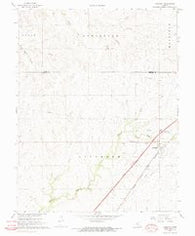Cassoday Kansas Historical topographic map, 1:24000 scale, 7.5 X 7.5 Minute, Year 1967