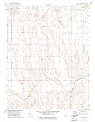 Castle Rock Kansas Historical topographic map, 1:24000 scale, 7.5 X 7.5 Minute, Year 1974