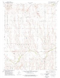 Castle Rock Kansas Historical topographic map, 1:24000 scale, 7.5 X 7.5 Minute, Year 1974