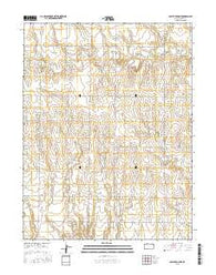 Castle Rock NE Kansas Current topographic map, 1:24000 scale, 7.5 X 7.5 Minute, Year 2015