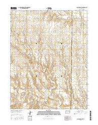 Castle Rock NW Kansas Current topographic map, 1:24000 scale, 7.5 X 7.5 Minute, Year 2015
