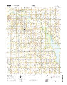 Castleton Kansas Current topographic map, 1:24000 scale, 7.5 X 7.5 Minute, Year 2015