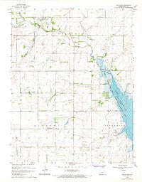 Castleton Kansas Historical topographic map, 1:24000 scale, 7.5 X 7.5 Minute, Year 1965