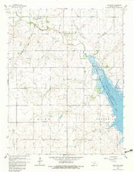 Castleton Kansas Historical topographic map, 1:24000 scale, 7.5 X 7.5 Minute, Year 1965
