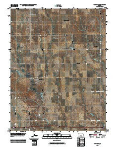 Catharine Kansas Historical topographic map, 1:24000 scale, 7.5 X 7.5 Minute, Year 2009