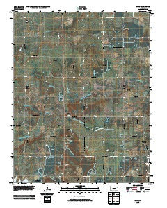 Cato Kansas Historical topographic map, 1:24000 scale, 7.5 X 7.5 Minute, Year 2009