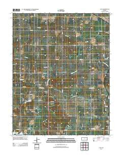 Cato Kansas Historical topographic map, 1:24000 scale, 7.5 X 7.5 Minute, Year 2012