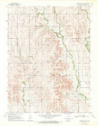 Cawker City NW Kansas Historical topographic map, 1:24000 scale, 7.5 X 7.5 Minute, Year 1969