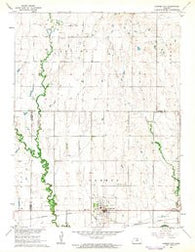 Cawker City Kansas Historical topographic map, 1:24000 scale, 7.5 X 7.5 Minute, Year 1962