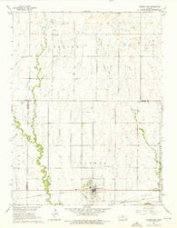 Cawker City Kansas Historical topographic map, 1:24000 scale, 7.5 X 7.5 Minute, Year 1962