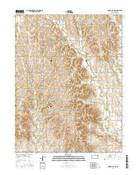 Cawker City NW Kansas Current topographic map, 1:24000 scale, 7.5 X 7.5 Minute, Year 2015