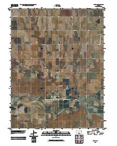 Cedar Kansas Historical topographic map, 1:24000 scale, 7.5 X 7.5 Minute, Year 2009