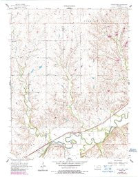 Cedar Point Kansas Historical topographic map, 1:24000 scale, 7.5 X 7.5 Minute, Year 1957