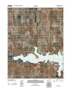 Cedar Bluff Kansas Historical topographic map, 1:24000 scale, 7.5 X 7.5 Minute, Year 2012