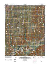 Cedar Point Kansas Historical topographic map, 1:24000 scale, 7.5 X 7.5 Minute, Year 2012