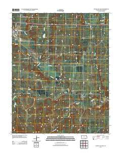 Cedar Vale East Kansas Historical topographic map, 1:24000 scale, 7.5 X 7.5 Minute, Year 2012