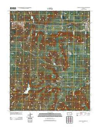 Cedar Vale West Kansas Historical topographic map, 1:24000 scale, 7.5 X 7.5 Minute, Year 2012
