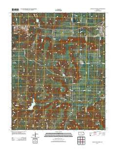 Cedar Vale West Kansas Historical topographic map, 1:24000 scale, 7.5 X 7.5 Minute, Year 2012
