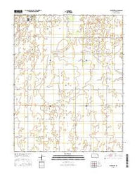 Centerview Kansas Current topographic map, 1:24000 scale, 7.5 X 7.5 Minute, Year 2015