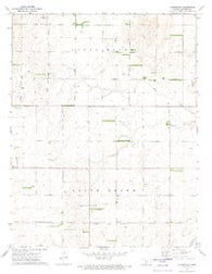 Centerview Kansas Historical topographic map, 1:24000 scale, 7.5 X 7.5 Minute, Year 1972