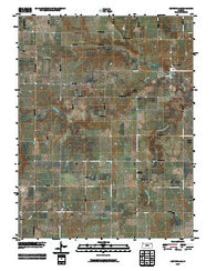 Centerville Kansas Historical topographic map, 1:24000 scale, 7.5 X 7.5 Minute, Year 2009